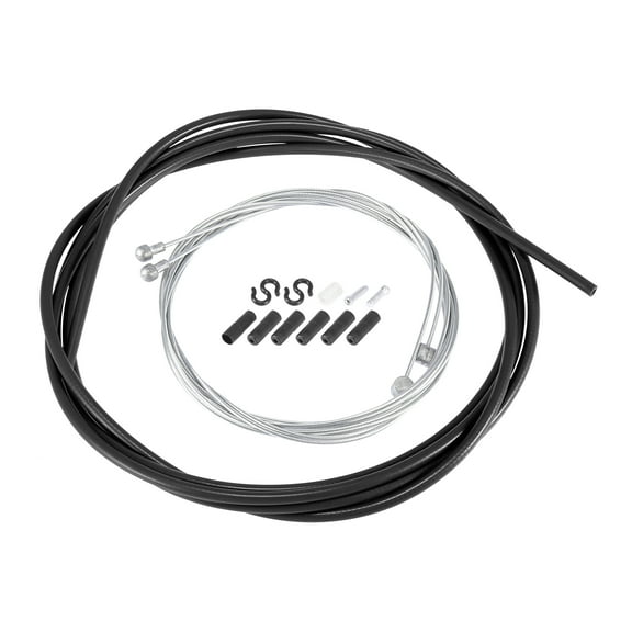 2.5m Bike Inner Brake Cable Wire Housing Kit Mountain Bike Black Universal Replacement Bicycle Inner Brake Cable Housing