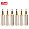 thumbnail image 1 of 2.5mm Male Jack to 3.5mm Female Jack Stereo Full Metal Earphone Audio Headphone Adapter Connector, 1 of 7