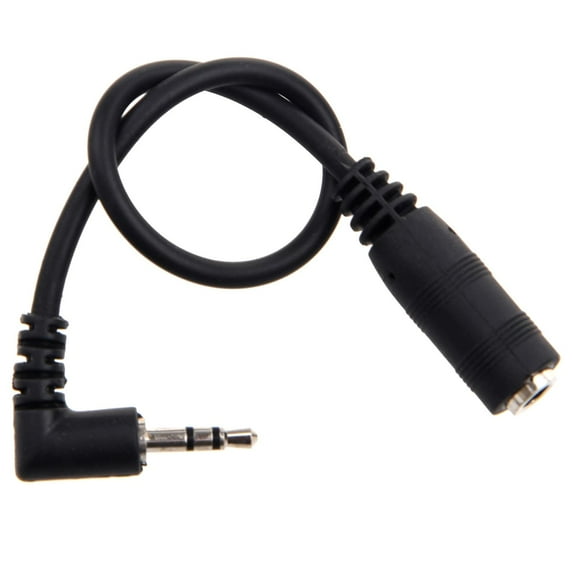 2.5mm (Male) To 3.5mm (Female) Stereo Audio Adapter