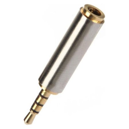 2.5mm Male to 3.5mm Female Audio Stereo Headph Jack Adapter Connector Converter for , iPODs, MP3, MP4, Discman, Walkman