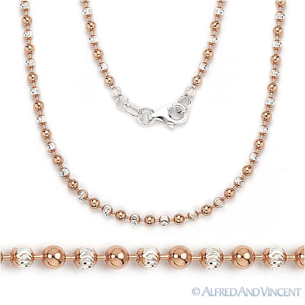Polished ball chain necklace deals