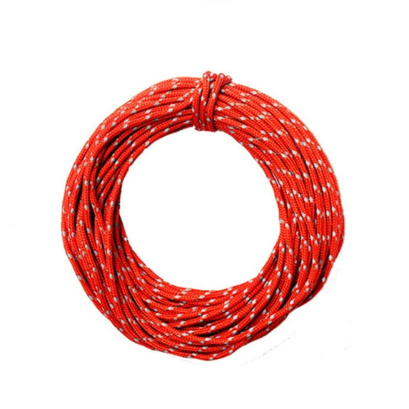 2.5mm Reflective Rope Multi-functional Durable Reflective Camping Hiking Rope Awning Line Cord