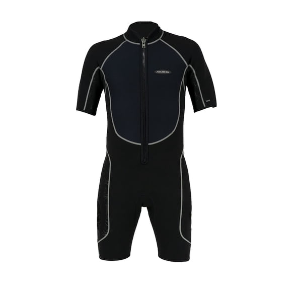 Akona 2.5mm Shorty - (Front Zip) Grey (Small)