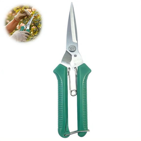 2.5mm Straight Head Fruit Picking Shears, Heavy Duty Pruning Shears, Fruit Thinning Scissors, Multifunctional Electrician Garden Cutting Tools