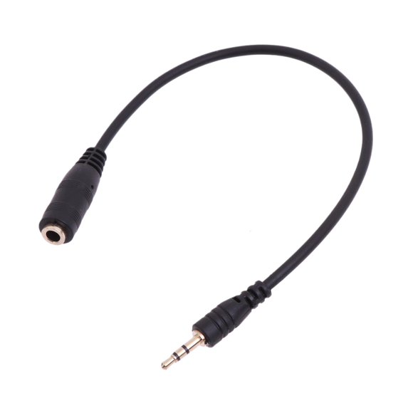 2.5mm to 3.5mm Audio Adapter 2.5mm Male to 3.5mm Female Audio Converter Gold-Plated Audio Jack Connector for Headphone