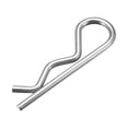 thumbnail image 1 of 2.5mm x 45mm Carbon Steel R Shaped Spring Cotter Clip Pin Fastener 100 Pcs, 1 of 5