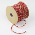 thumbnail image 1 of 2.5mm x 50 Yards Decorative Two Tone Burlap Jute Rope Twine (Red), 1 of 2