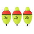 thumbnail image 1 of 2.5oz Lighted Fishing Slip Bobbers EVA Light Up Fishing Float, Yellow, 3 Pack, 1 of 5