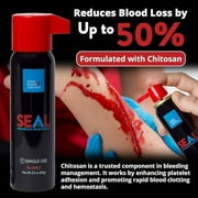 2.5oz SEAL Aerosolized Hemostatic Wound Spray   Rapid Bleeding Control - Emergency Preparedness Product - Perfect for Hotels, Emergency Workers, Military & Law Enforcement