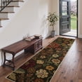thumbnail image 1 of DEORAB 2.5x10 Machine Washable Rugs for Living Room,Vintage Floral Runner Area Rugs, Non Slip Rubber Backing, Flat Pile Boho Rug for Bedroom, Entryway, Hallway, Kitchen & Corridor, 1 of 9