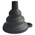 thumbnail image 1 of 2.5x2.7 Inch Kitchen Funnel Set, Food Grade Silicone Collapsible Funnels for Kitchen, Funnels for Filling Water Bottle Liquid Transfer Kitchen Gadgets, Black, 1 of 6