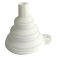 thumbnail image 1 of 2.5x2.7 Inch Kitchen Funnel Set, Food Grade Silicone Collapsible Funnels for Kitchen, Funnels for Filling Water Bottle Liquid Transfer Kitchen Gadgets, White, 1 of 6