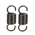 thumbnail image 1 of 2.5x20x60mm Stainless Steel Small Dual Hook Tension Spring, 2 pcs, 1 of 3
