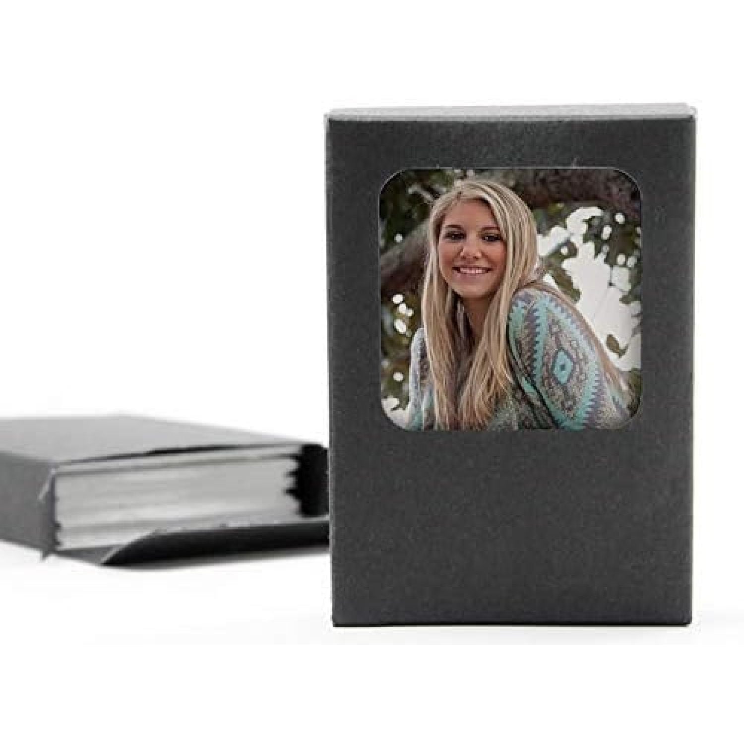 2.5x3.5 Wallet Print Photo Boxes with Preview Window 25 Pack