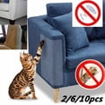 thumbnail image 1 of 2/6/10 PCS Per Set Couch Guard Cat Anti-Scratching Protector Sofa Furniture Scratch Guards Cat Scratch Deterrent Pad, 1 of 9
