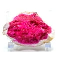thumbnail image 1 of 2.6" 110g Dyed Pink Rose Quartz Cluster Specimen Sparkling Gemstone Crystal Mineral Geode Rough - Morocco, 1 of 4
