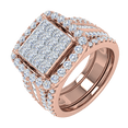 thumbnail image 1 of 2.6 Carat Diamond Engagement Ring Band in 14K Rose Gold (Ring Size 4.75), 1 of 5