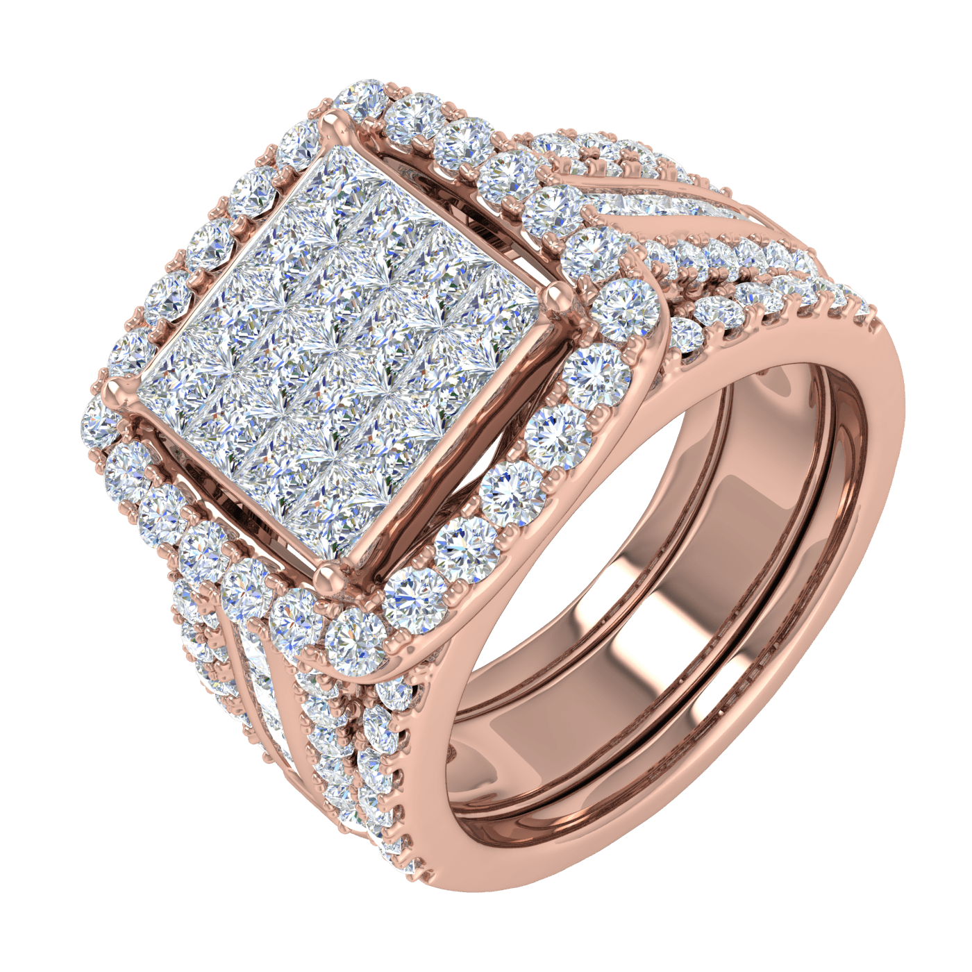 6 carat Oval Cut Pave Engagement Ring – Ascot Diamonds
