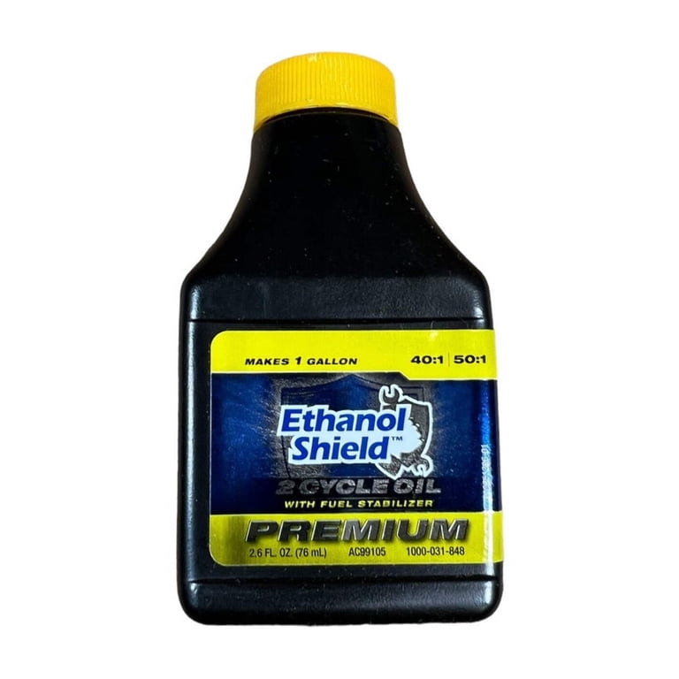 2.6 FL. OZ Ethanol Shield Premium 2-Cycle Oil - Walmart.com