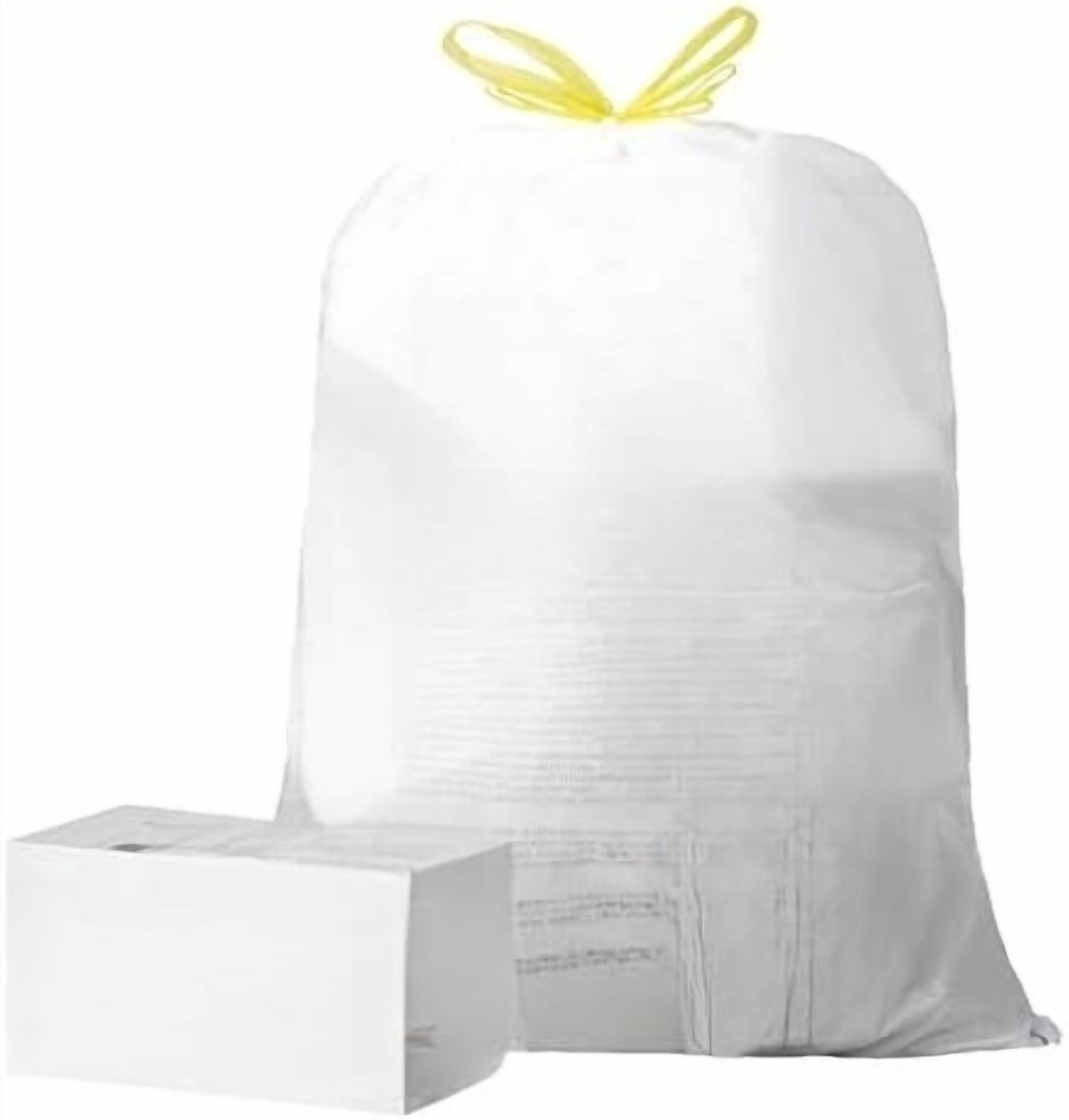 2.6 Gallon / 7-10 Liter, 80 Count Small Drawstring Trash Bags, Extra ...