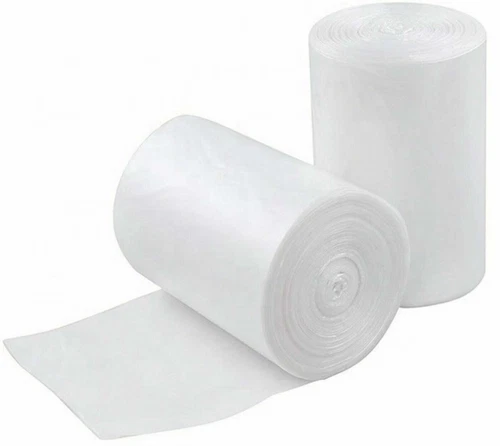 2.6 Gallon Clear Small Garbage Bags Bathroom Trash Bags, 60 Count
