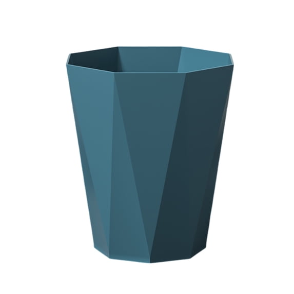 2.6 Gallon Small Can, Diamond-Shaped Wastebasket for Bathroom, Bedroom, Office, and Kitchen, Compact Garbage Bin for Narrow Spaces