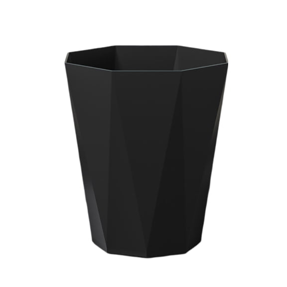 2.6 Gallon Small Can, Diamond-Shaped Wastebasket for Bathroom, Bedroom, Office, and Kitchen, Compact Garbage Bin for Narrow Spaces
