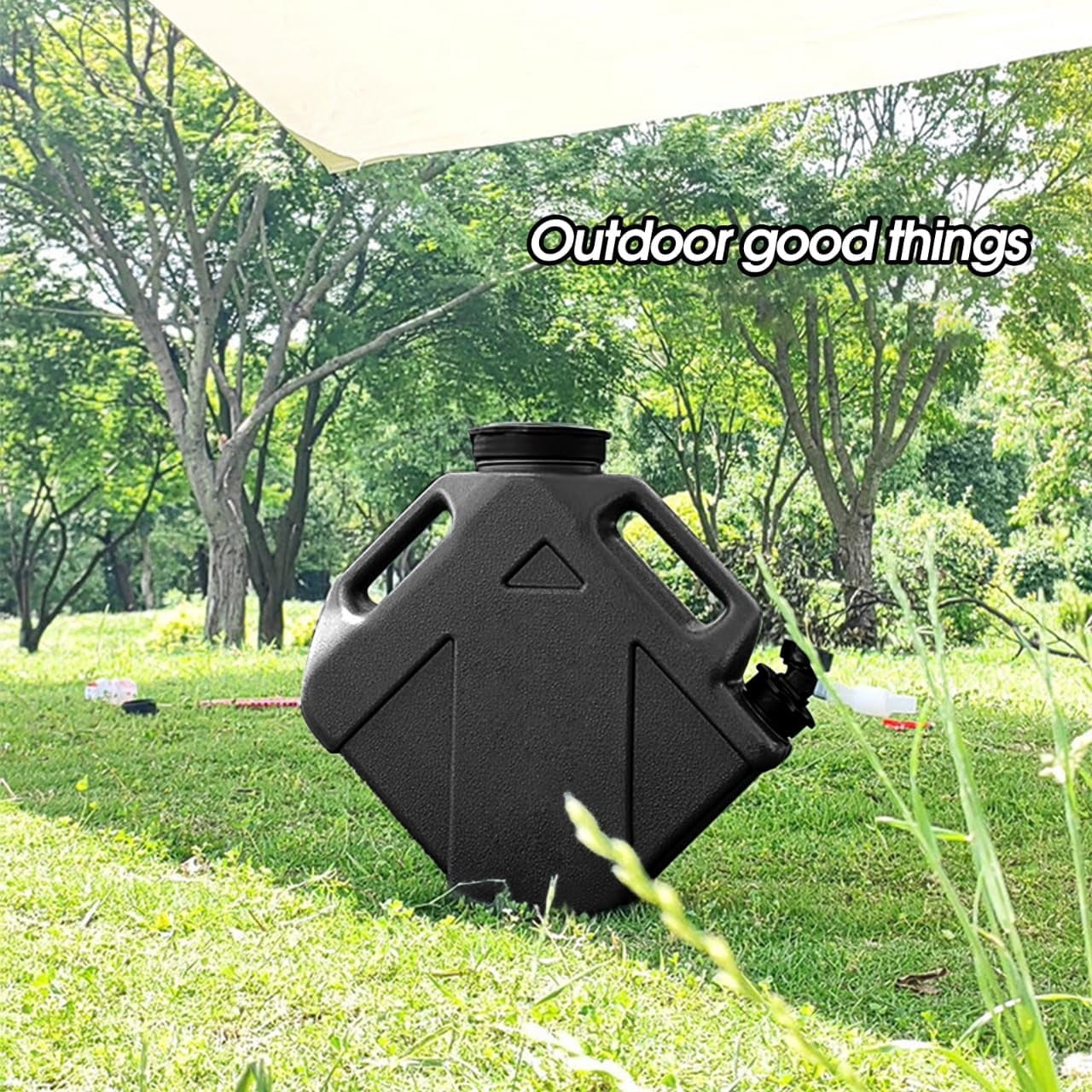 2.6 Gallon  Water Bottle with Faucet for Camping, Hiking, Picnic and Emergency Use