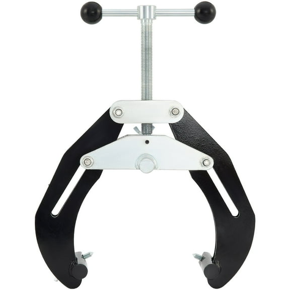 2-6 Inch Steel Pipe Clamp, Heavy Duty Quick-Release Alignment Tool - Lightweight, High Strength, Black (Fits Plumbing, HVAC, DIY Projects)