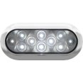 thumbnail image 1 of (2) 6" Oval LED White Trailer RV Reverse Backup Lights, 1 of 2