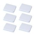 thumbnail image 1 of 2/6 Pcs Shower Curtain Clips for Liner, Shower Splash Guard Curtain Clip, Windproof Splash Guard Clips, Self Adhesive Bathtub Curtain Clips Splash Guard for Wall to Hold in Place(White1,1.9x1.8x0.4"), 1 of 8