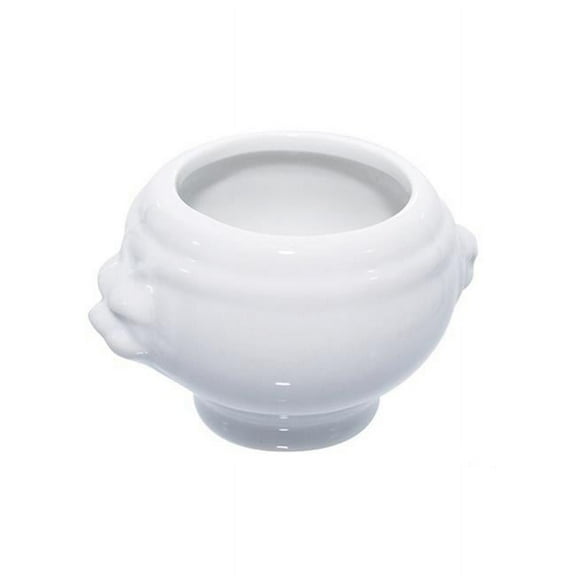 2.6 oz Mini Porcelain Soup Tureen - 2.5 Dia. x 2 in.