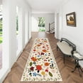 thumbnail image 1 of 2'6''x 8' Boho Runner Rug for Hallways, Soft Non Slip Washable Runner Rug Floral Floor Carpet Runner Rug for Entryway Laundry Room Bathroom, 1 of 10