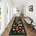 thumbnail image 1 of 2'6''x 8' Boho Runner Rug for Hallways, Soft Non Slip Washable Runner Rug Floral Floor Carpet Runner Rug for Entryway Laundry Room Bathroom, 1 of 10