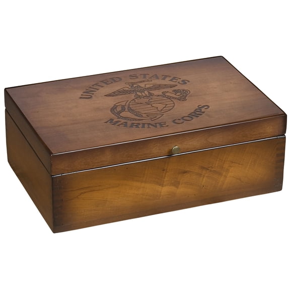 #2-600 Marine Corps Logo Desk Box