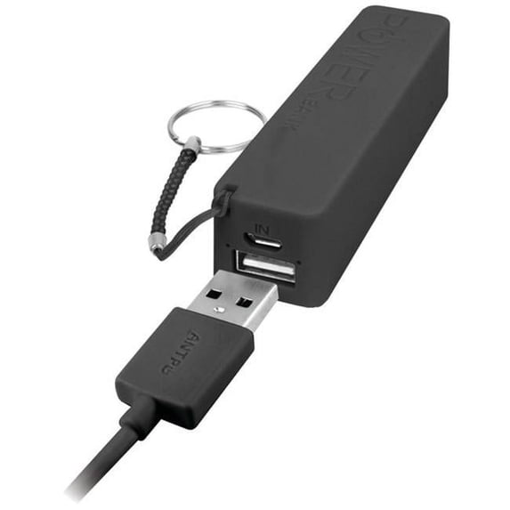 2,600Mah Li-Ion Battery Bank - Black