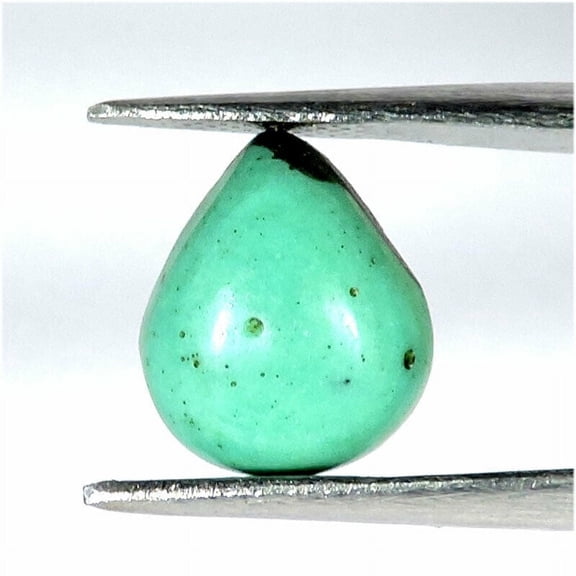 2.60Cts Natural Bisbee Turquoise Oval Shape Cabochon Ring Size Gemstone