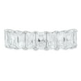 thumbnail image 1 of 2.61 ctw Wedding Band for Women - 14K White Gold White Sapphire Stackable Eternity Ring, 1 of 5
