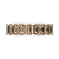thumbnail image 1 of 2.61 ctw Wedding Band for Women - 18K White Gold Simulated Champagne Diamond Stackable Eternity Ring, 1 of 6