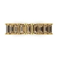thumbnail image 1 of 2.61 ctw Wedding Band for Women - 18K Yellow Gold Simulated Champagne Diamond Stackable Eternity Ring, 1 of 6