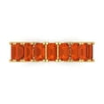 thumbnail image 1 of 2.61 ctw Wedding Band for Women - 18K Yellow Gold Simulated Red Diamond Stackable Eternity Ring, 1 of 6