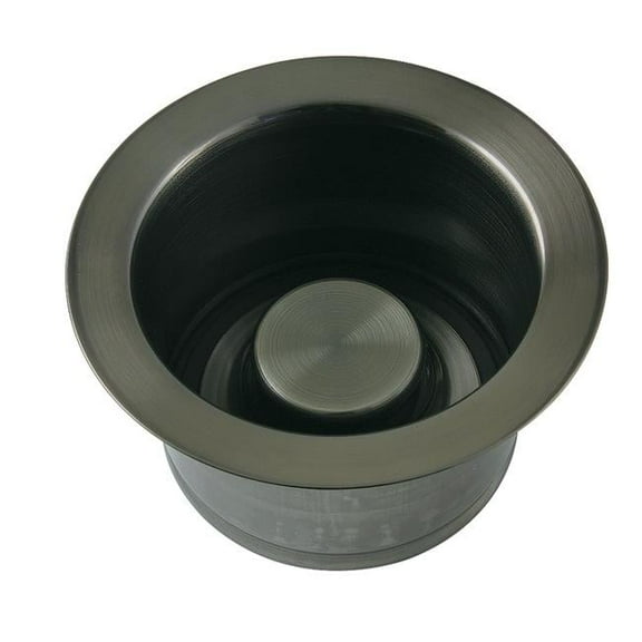 2.63 in. Extended Disposal Flange, Black Stainless