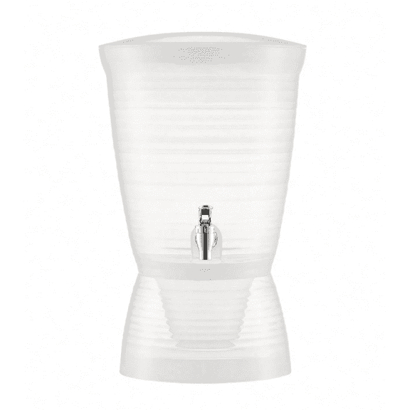 2.64 Gallon Plastic Beverage Dispenser with Spigot, Drink Container for Juice, Lemonade & Iced Tea