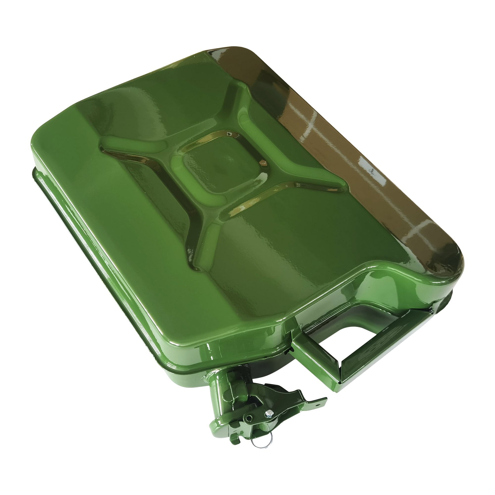 2.64 Gallons 0.8mm Practical Can Gasoline Jerry Can Metal Steel Tank Emergency