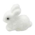 thumbnail image 1 of 2.64 Inch Easter Fluffy Bunny Figurines, Soft Mini Rabbit Decor in White Green Pink, Spring Tabletop Party Home Decoration, Easter Basket Stuffers, Craft Supply, 1 of 6