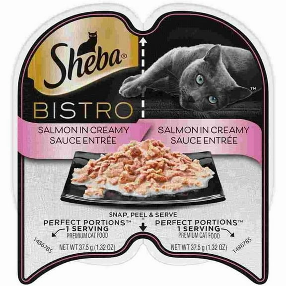 2.64 oz Perfect Portions Bistro Salmon in Creamy Sauce Wet Cat Food
