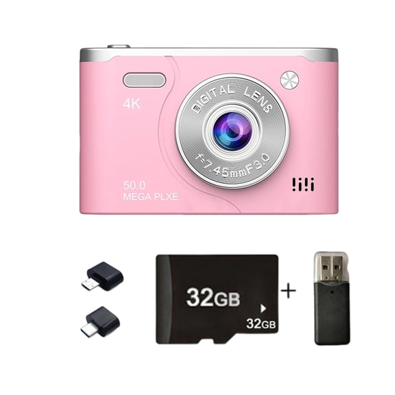 2. 6400W Pixeled Compact Camera Featuring 4K Video and Night Visios Mode for Travel Vlogging