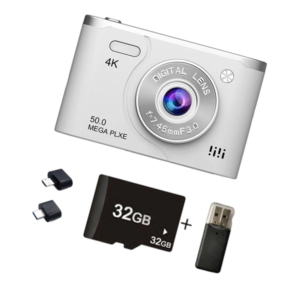2. 6400W Pixeled Compact Camera Featuring 4K Video and Night Visios Mode for Travel Vlogging