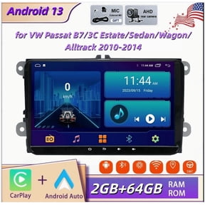 2+64G Android 13 9-inch Car Stereo Radio for VW Passat B7/3C Estate/Sedan/Wagon/Alltrack 2010-2014 with Carplay and Android Auto GPS Navigation WiFi Bluetooth SWC RDS DSP DAB + AHD Backup Camera