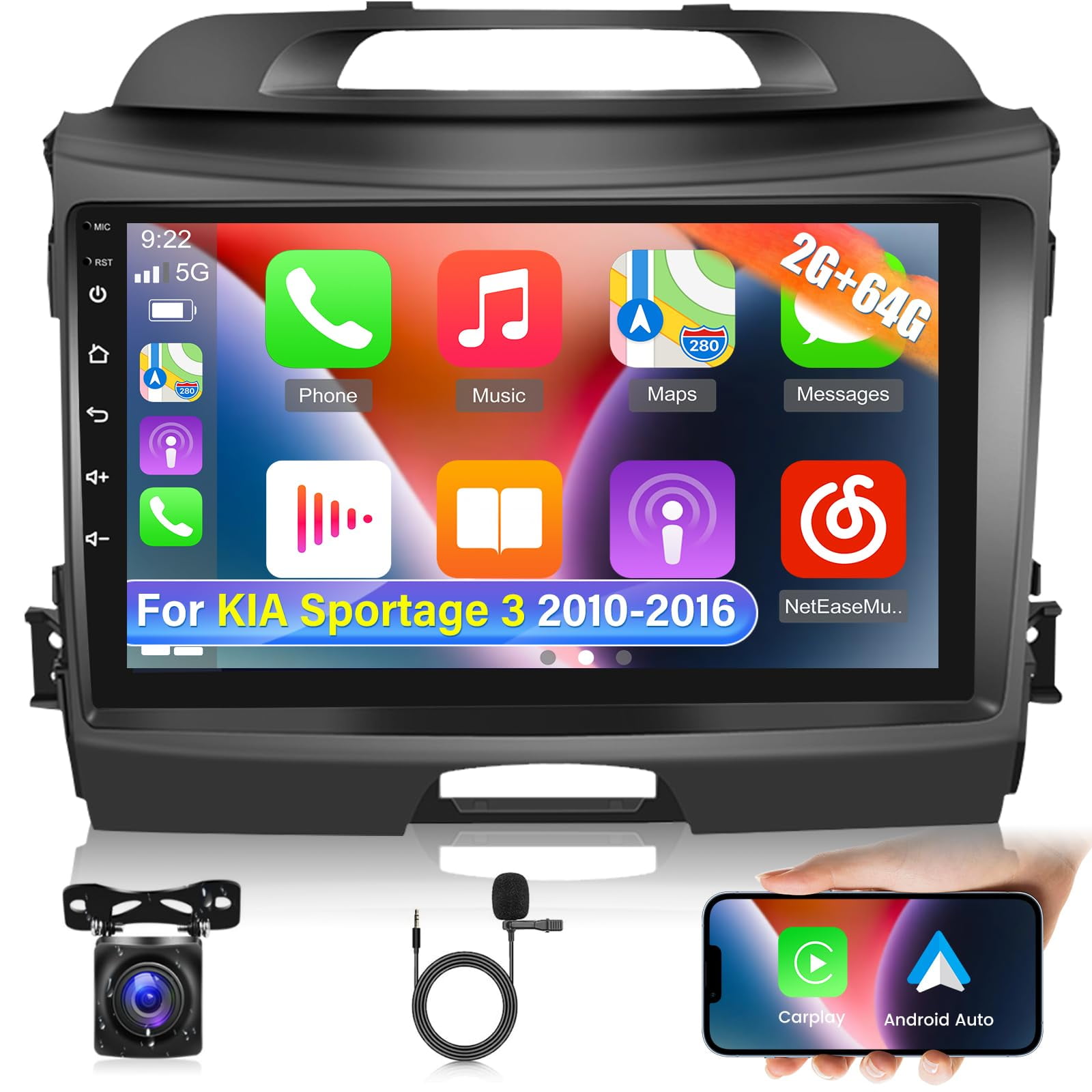 NHOPEEW [2 64G] Android 11 Autoradio für VW Golf 7 K7 2012-2020 it